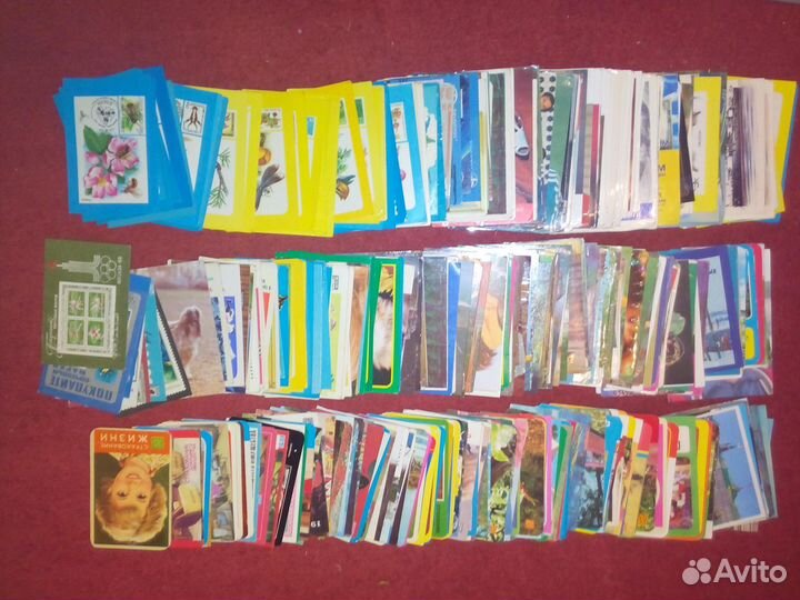 Календарики СССР. Все вместе