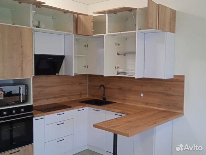 Кухонный гарнитур кухня с антресолью