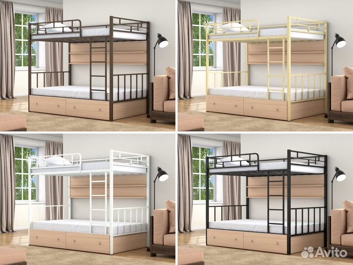 Двухъярусная детская кровать