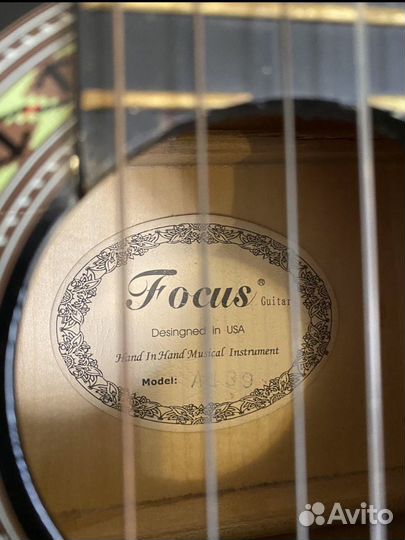 Акустическая гитара Focus Model A139