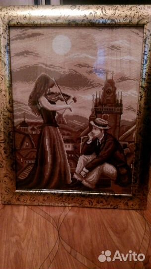 Картина вышивкой