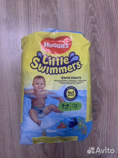 Подгузники-трусики для плавания