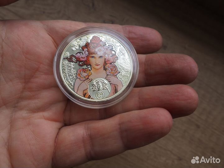 Монета Серебро 1 доллар 2011 Знаки Зодиа Ниуэ