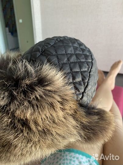 Шапка ушанка зимняя меховая женская