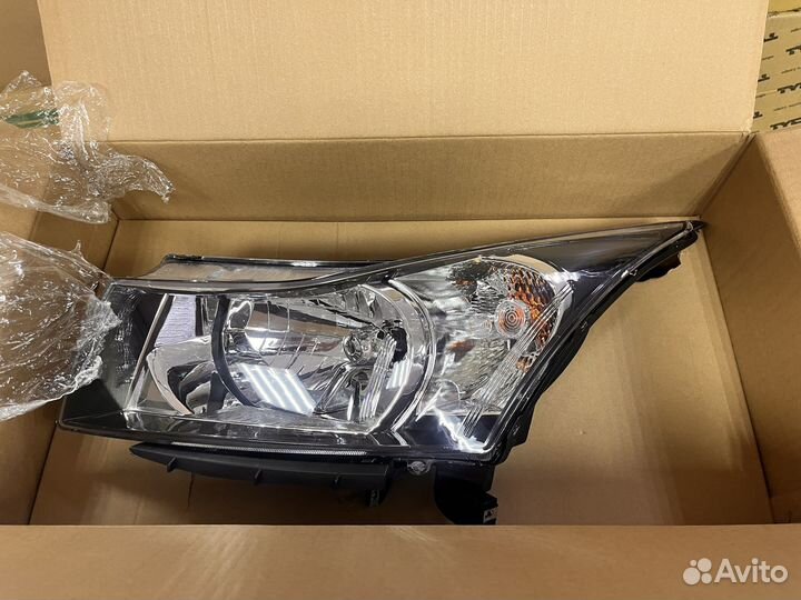 Фары Chevrolet Cruze чёрная маска