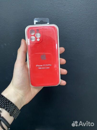 Silicone Case с защитой камеры iPhone 12/12Pro
