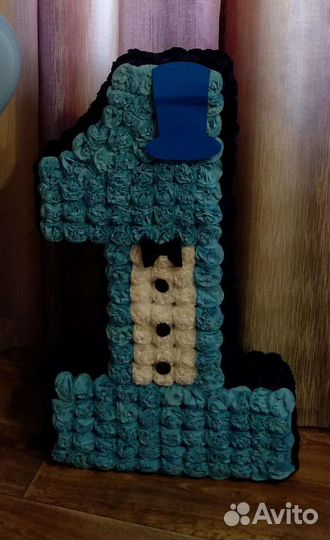 Объемная цифра 1