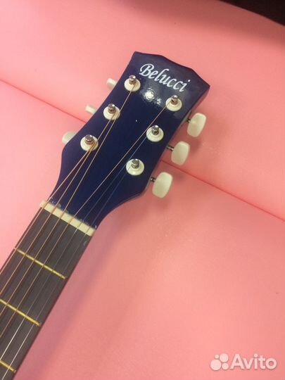 Гитара акустическая 7/8 в упаковке новая 6 струн