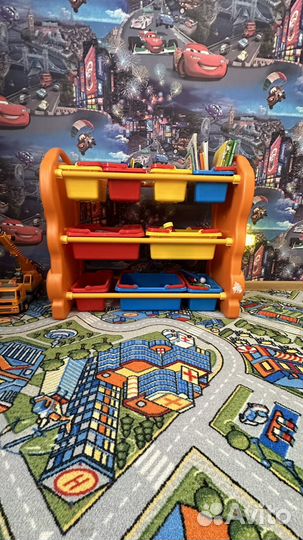 Стеллаж для хранения игрушек