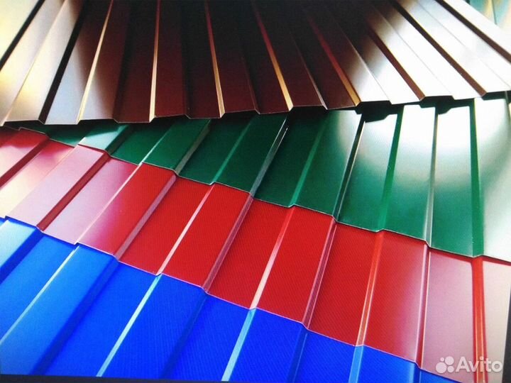 Профнастил профлист коричневый 0.35мм С-8