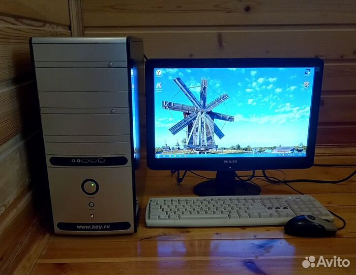 Пк P4 3GHz + монитор LG Flatron L1520B 15' рабочий