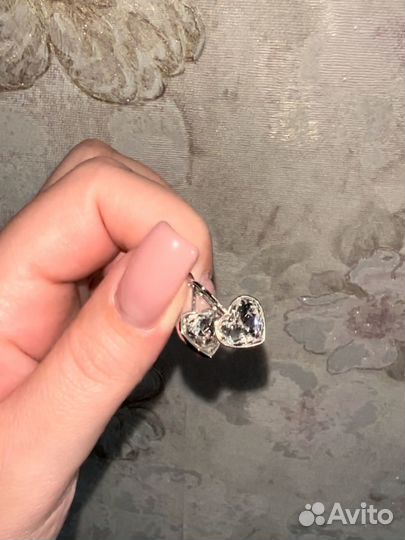 Серьги оригинал swarovski