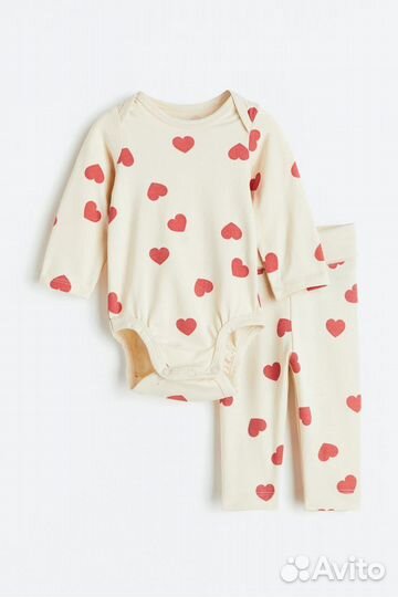 H&M новый костюм для девочки 50