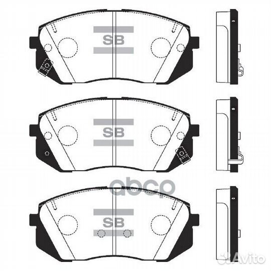 Колодки торм.дисковые Hi-Q hyundai NEW K5 (JF)