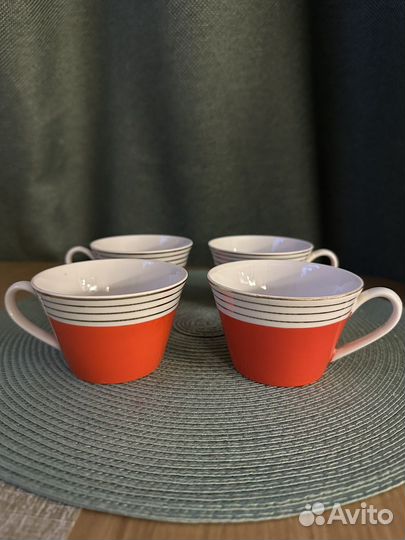 Фарфоровые чашки СССР Песочное 1967год