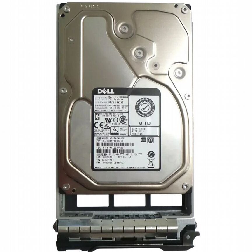 [04WXV5] Жесткий Диск Dell 8tb Sata3 3,5" Hdd 04wxv5