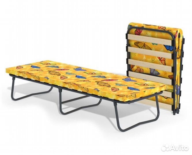 Раскладушка с матрасом