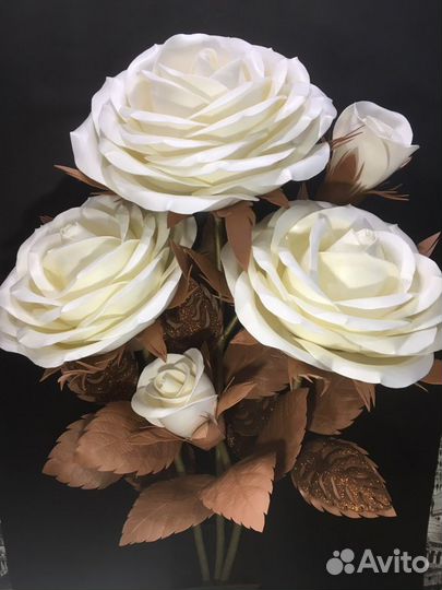 Розы ручной работы(светильник)