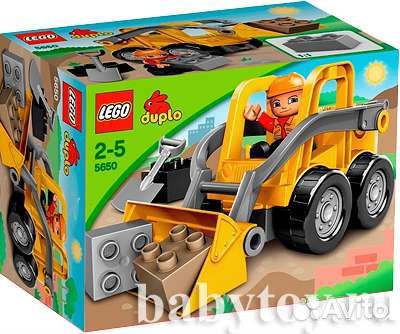 Lego duplo экскаватор