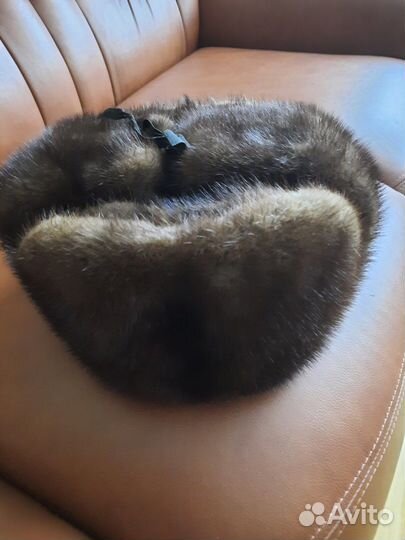 Норковая шапка мужская