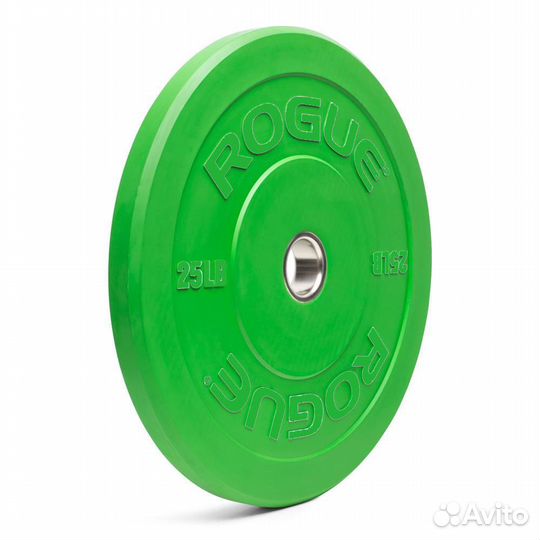 Диск для штанги Rogue, 25 LB (11,25кг) (1 шт)