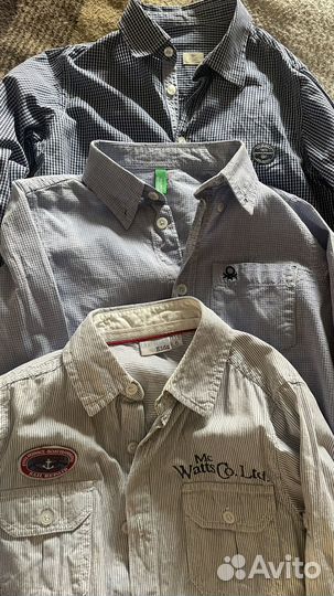 Рубашки на мальчика 122 128