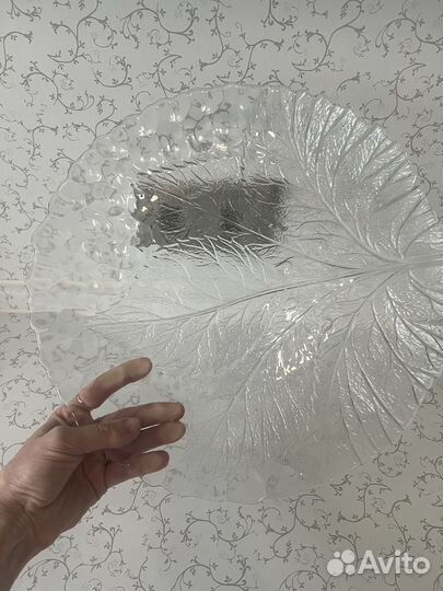 Тарелка Листья