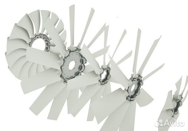 Вентилятор обдува для охлажд. радиаторов двс