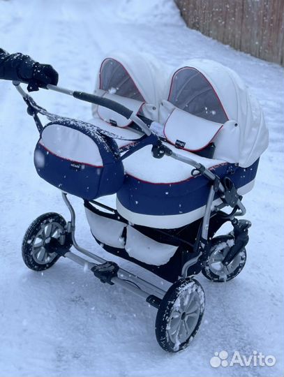 Коляска для двойни mikado