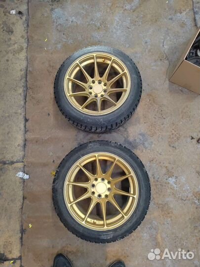 Литье диски r15 4x100 с резиной бу