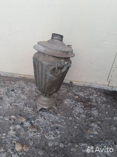 Самовар на дровах старинный