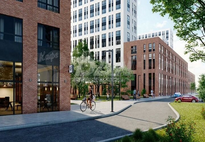 Торговое, вход на парковку