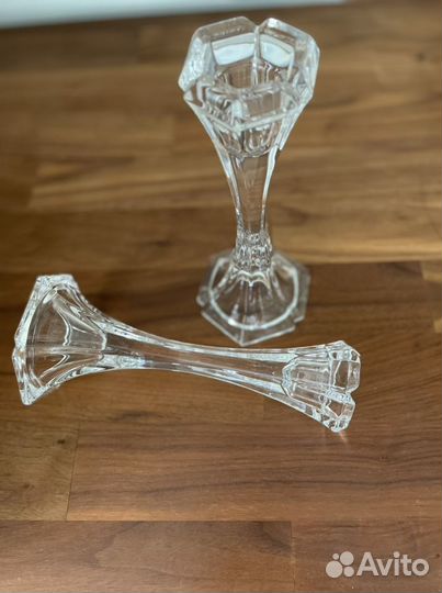 Подсвечники хрустальные