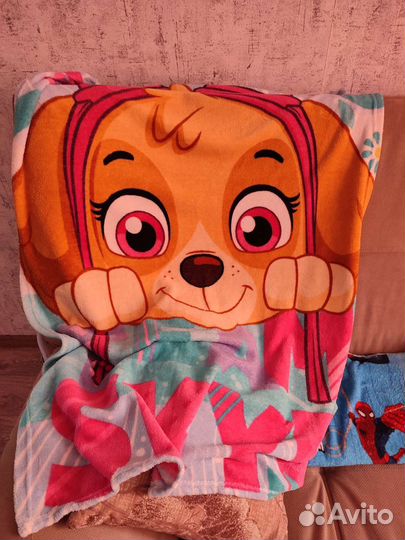 Плед детский плюшевый