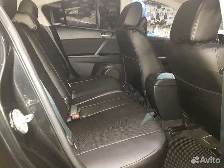 Авточехлы с Установкой Мазда 3 Экокожа