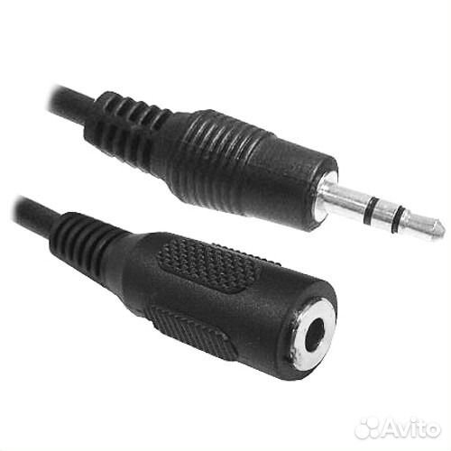 Аудио-удлинитель 3.5 мм гнездо-штекер 1,5 метра