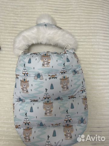 Кокон для новорожденных зимний