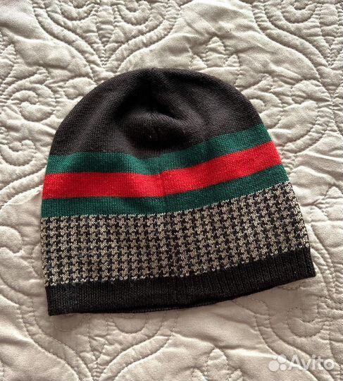 Шапочка+шарф Gucci на ребёнка 0,5 лет/ оригинал
