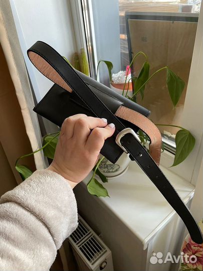 Сумка поясная экокожа