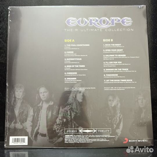 Europe - Their Ultimate Collection (лучшие треки)