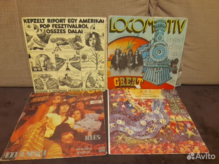 Виниловые пластинки за 100