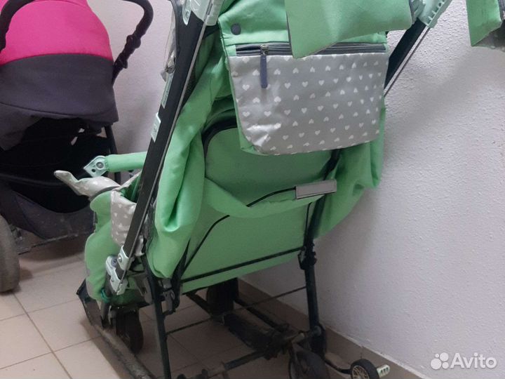 Детские санки коляска с колесами