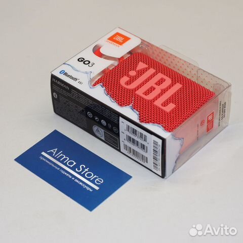 Портативная акустика JBL GO 3 Red