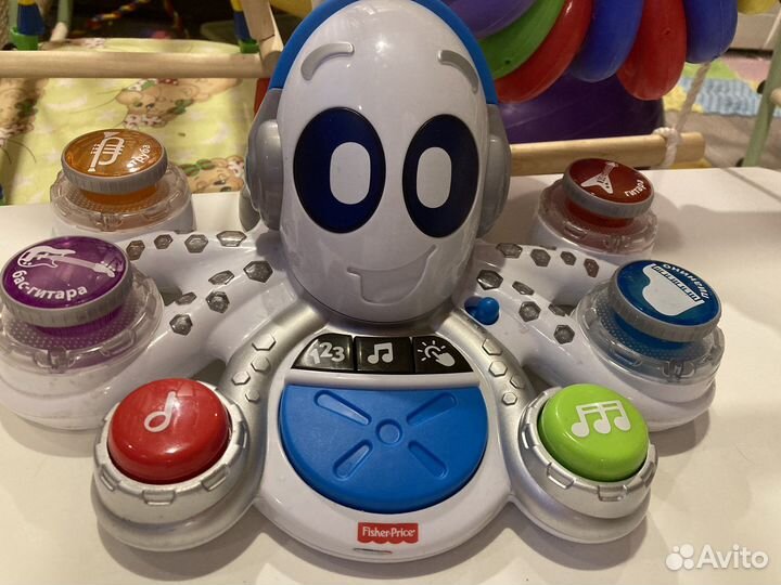 Игрушка осьминог fisher price