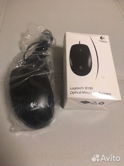 Мышь Logitech B100 Новая