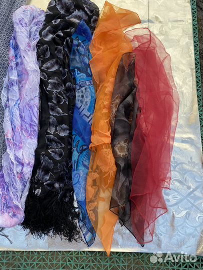 Шарфы и палантины и косыночки