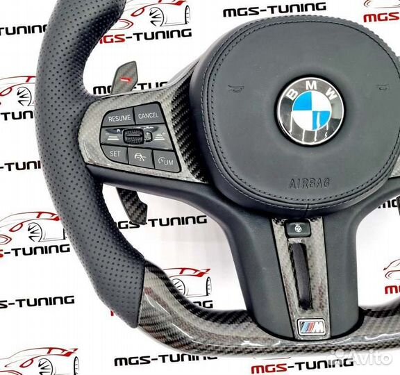 Руль + подушка BMW X3 G01 стиль M карбон X3M