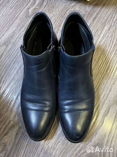 Мужские кожаные ботинки 42 размер