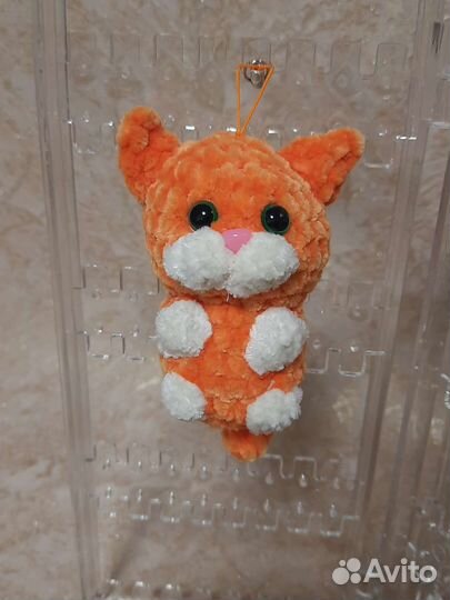 Котики-игрушки ручная вязка