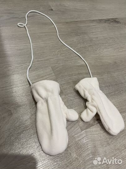 Варежки флисовые весна осень